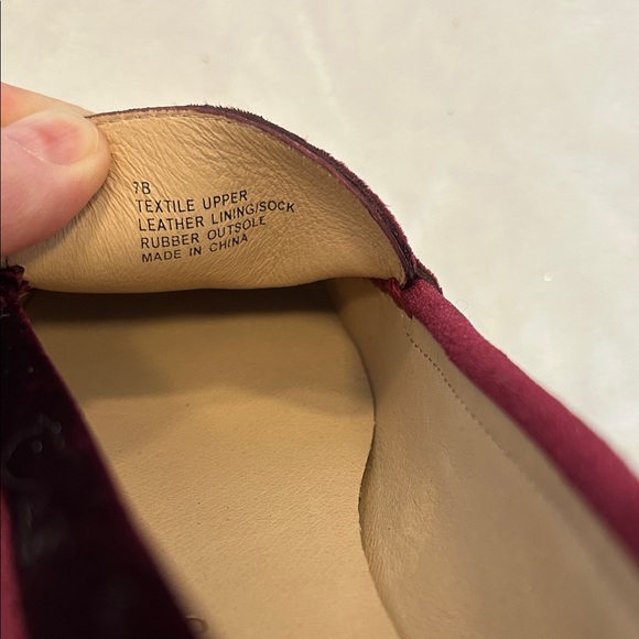 Jack Rogers New Women's Wine Deep Red Loafers. Size 7 and 8 - Picture 8 of 8